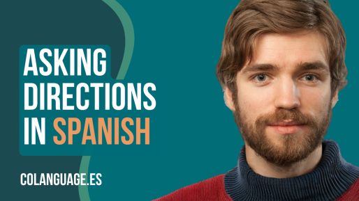 Asking directions in Spanish - vocabulary