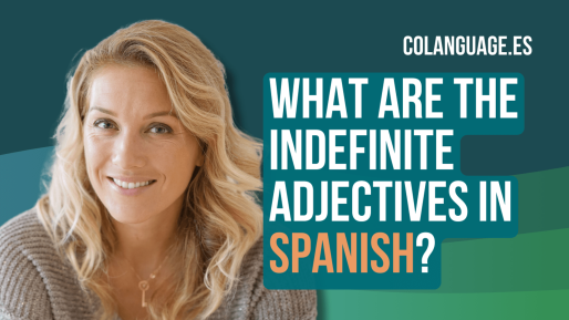 Indefinite adjectives in Spanish - grammar lesson